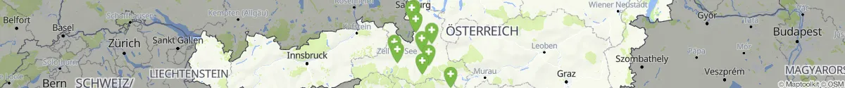 Kartenansicht für Apotheken-Notdienste in der Nähe von Tamsweg (Tamsweg, Salzburg)